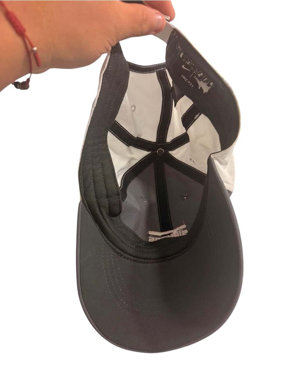 Nike Dri-FIT Sikkens Gray and White Adjustable Hat Cap